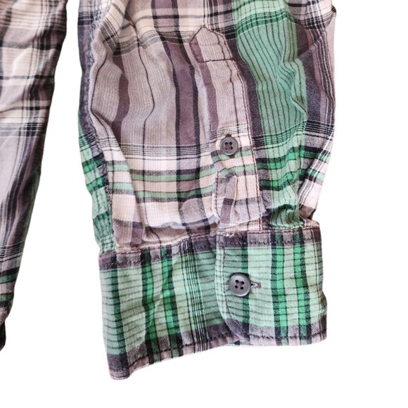 Mossimo Supply Co. Shirt Men's Size 2XL Checked Long Sleeve Button Down Casual - Picture 6 of 13